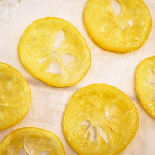 Candied Lemon Slices (Simple & Quick) - Chef Tariq